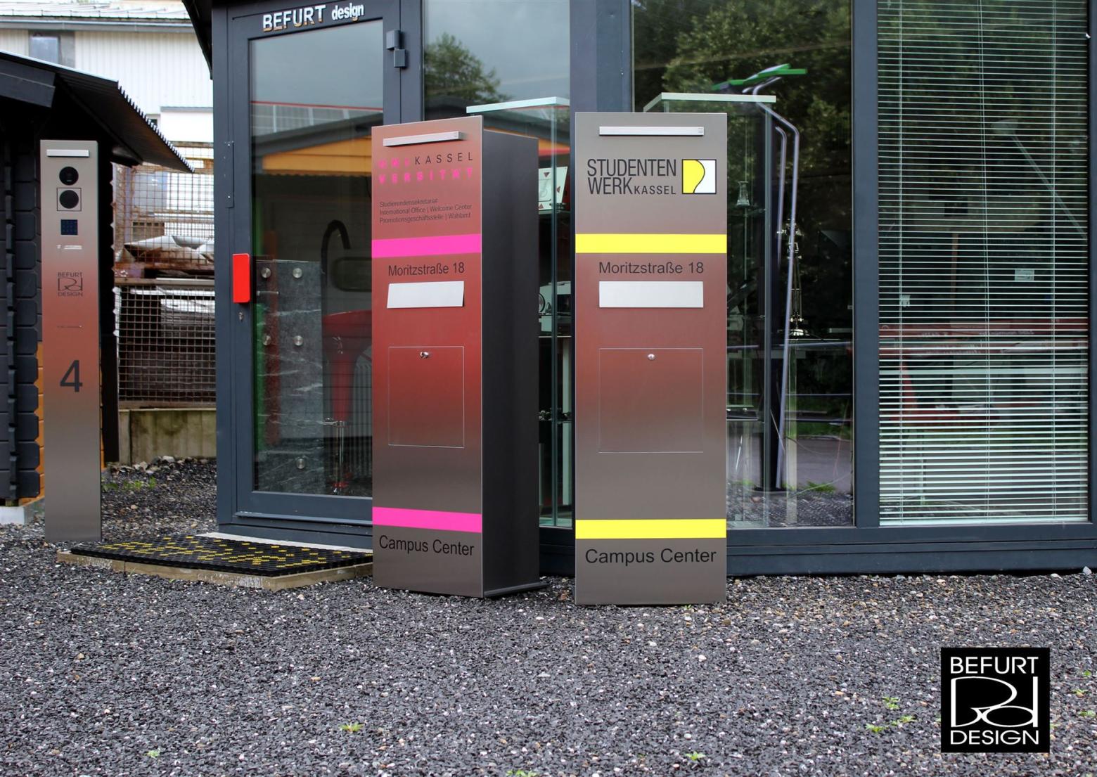 ACERO stand fristenbriefkasten uni kassel