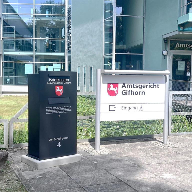 ACERO nachtbriefkasten amtsgericht gifhorn